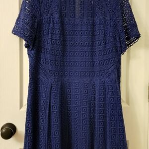 Boden Royal Blue Maxi Lace Dress